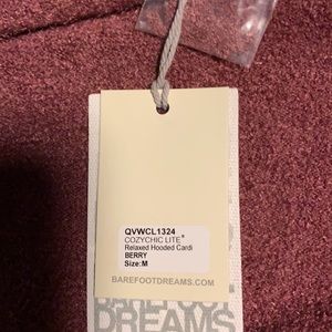 Barefoot dreams relaxed hooded cardi- never been worn